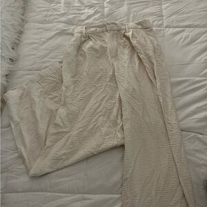 A New Day Cream linen pants